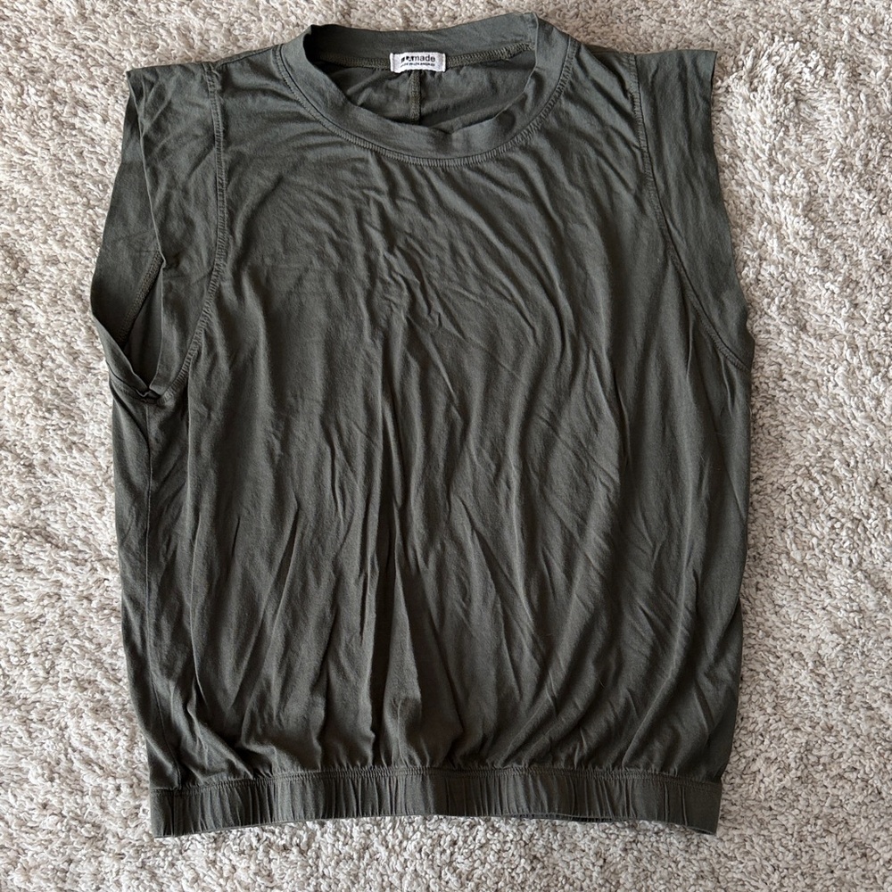 LA Made Olive Green Short Sleeve Tee